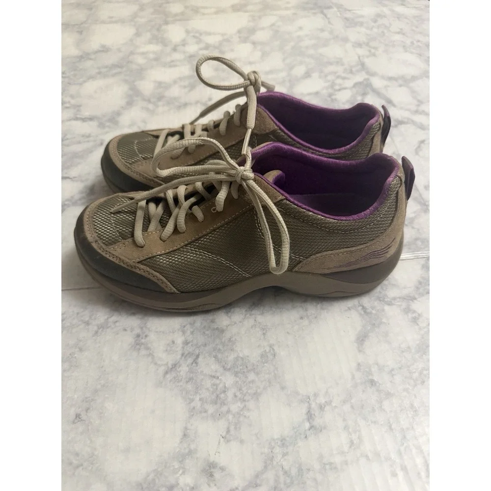 Dansko sneakers women's size EU 37 beige brown purple